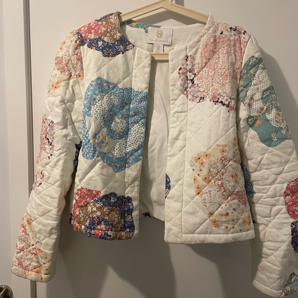 House of Harlow 1960 Floral Quilted Jacket